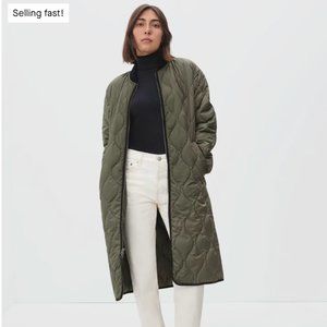 Everlane ReNew Long Liner in Kalamata